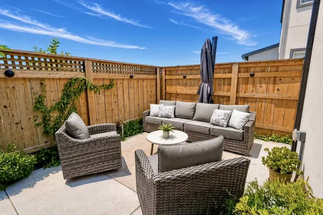 Backyard patio